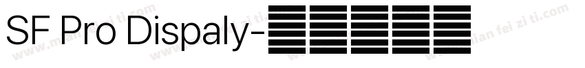 SF Pro Dispaly字体转换